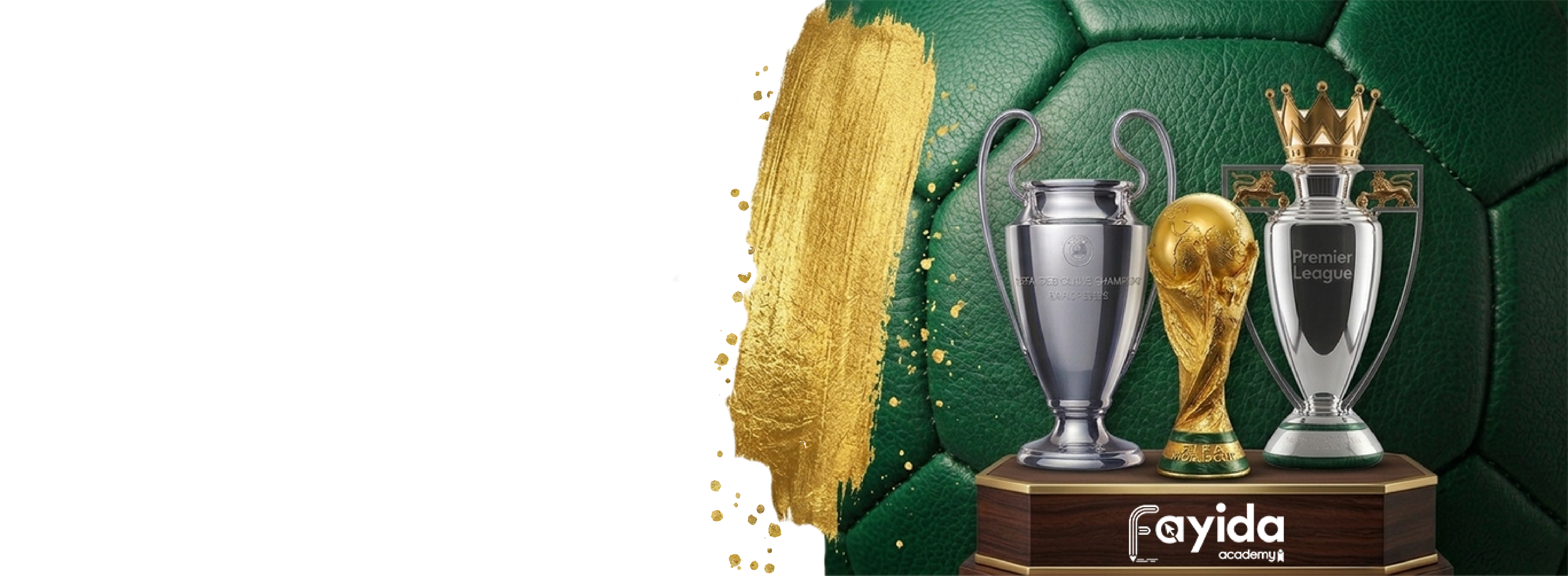 Football prediction trophies banner